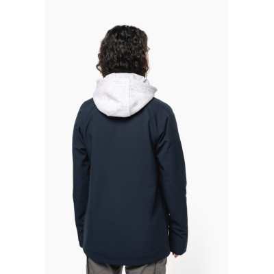 Unisex eco-friendly 3-layer softshell jacket